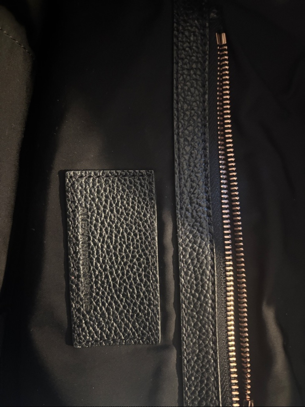 Alexander Wang Black Shoulder Bag with Gold Hardware